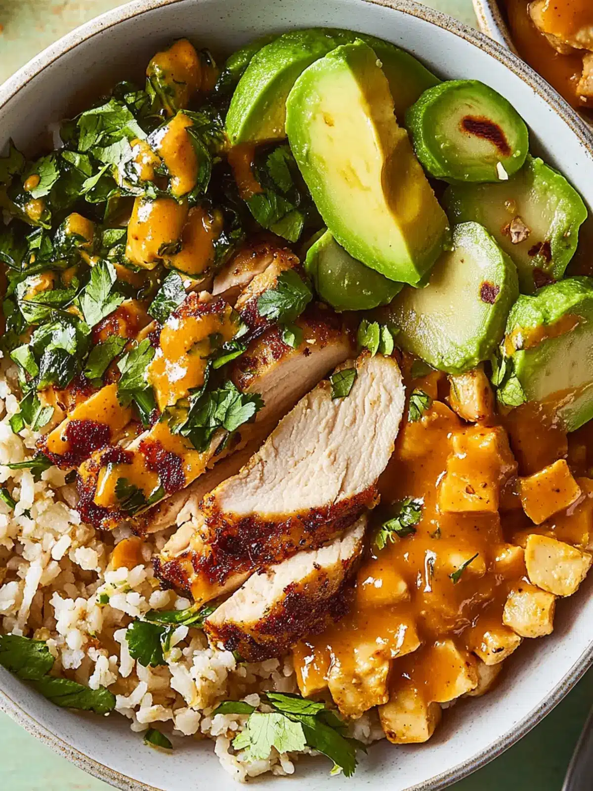 Creamy Peanut Chicken Protein Bowls: Wholesome & 44g Protein